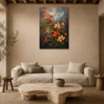 Premium Wall Art Dikey Html Edition – FKOWERWALL0826078 presented in a sophisticated home setting