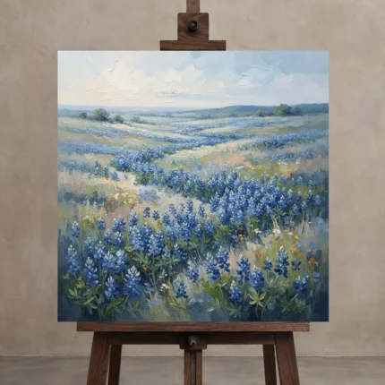 Premium Wall Art Kare Html Edition – FKOWERWALL0826079 displayed on a studio easel