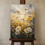 Premium Wall Art Dikey Html Edition – FKOWERWALL0826085 displayed on a studio easel