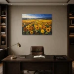 Premium Wall Art Yatay Html Edition – FKOWERWALL0826091 displayed in a contemporary gallery-inspired room