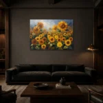 Premium Wall Art Yatay Html Edition – FKOWERWALL0826092 shown in a warm modern interior