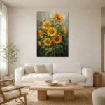 Premium Wall Art Dikey Html Edition – FKOWERWALL0826095 styled in a refined neutral interior