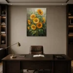 Premium Wall Art Dikey Html Edition – FKOWERWALL0826095 displayed in a contemporary gallery-inspired room
