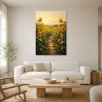 Premium Wall Art Dikey Html Edition – FKOWERWALL0826096 styled in a refined neutral interior