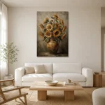 Premium Wall Art Dikey Html Edition – FKOWERWALL0826103 styled in a refined neutral interior