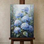 Premium Wall Art Dikey Html Edition – FKOWERWALL0826112 displayed on a studio easel
