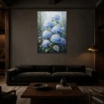 Premium Wall Art Dikey Html Edition – FKOWERWALL0826112 shown in a warm modern interior