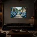 Premium Wall Art Yatay Html Edition – FKOWERWALL0826119 shown in a warm modern interior