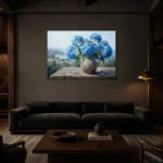 Premium Wall Art Yatay Html Edition – FKOWERWALL0826120 shown in a warm modern interior