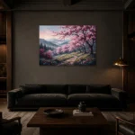 Premium Wall Art Yatay Html Edition – FKOWERWALL0826127 shown in a warm modern interior