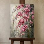 Premium Wall Art Dikey Html Edition – FKOWERWALL0826132 displayed on a studio easel