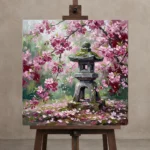 Premium Wall Art Kare Html Edition – FKOWERWALL0826135 displayed on a studio easel