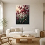 Premium Wall Art Dikey Html Edition – FKOWERWALL0826139 styled in a refined neutral interior