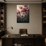 Premium Wall Art Dikey Html Edition – FKOWERWALL0826139 displayed in a contemporary gallery-inspired room