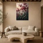 Premium Wall Art Dikey Html Edition – FKOWERWALL0826139 presented in a sophisticated home setting