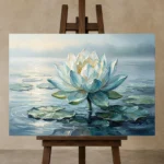 Premium Wall Art Yatay Html Edition – FKOWERWALL0826154 displayed on a studio easel