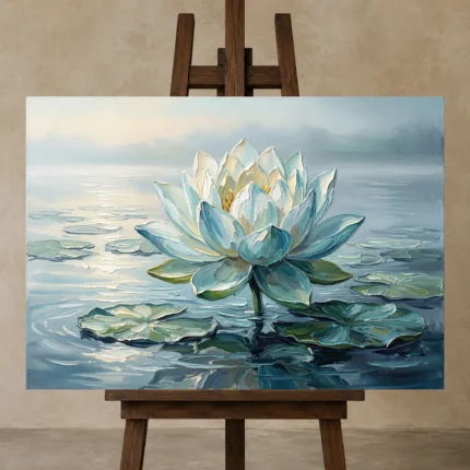 Premium Wall Art Yatay Html Edition – FKOWERWALL0826154 displayed on a studio easel
