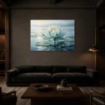 Premium Wall Art Yatay Html Edition – FKOWERWALL0826154 shown in a warm modern interior