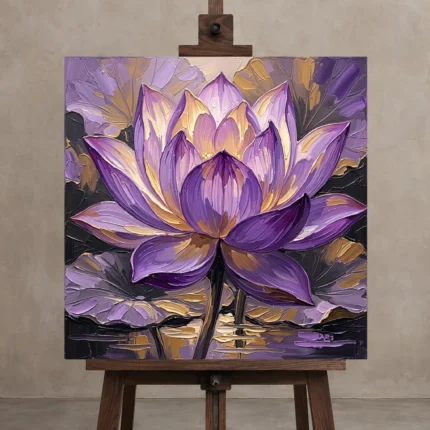 Premium Wall Art Kare Html Edition – FKOWERWALL0826160 displayed on a studio easel