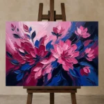 Premium Wall Art Yatay Html Edition – FKOWERWALL0826164 displayed on a studio easel