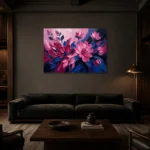 Premium Wall Art Yatay Html Edition – FKOWERWALL0826164 shown in a warm modern interior