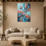 Premium Wall Art Dikey Html Edition – FKOWERWALL0826166 presented in a sophisticated home setting