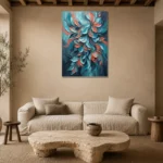 Premium Wall Art Dikey Html Edition – FKOWERWALL0826167 presented in a sophisticated home setting