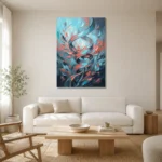 Premium Wall Art Dikey Html Edition – FKOWERWALL0826168 styled in a refined neutral interior