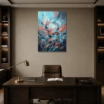 Premium Wall Art Dikey Html Edition – FKOWERWALL0826168 displayed in a contemporary gallery-inspired room