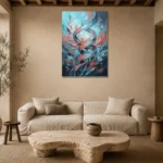 Premium Wall Art Dikey Html Edition – FKOWERWALL0826168 presented in a sophisticated home setting