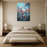 Premium Wall Art Dikey Html Edition – FKOWERWALL0826168 showcased in an elegant minimalist interior