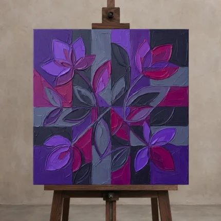 Premium Wall Art Kare Html Edition – FKOWERWALL0826171 displayed on a studio easel