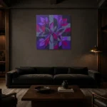 Premium Wall Art Kare Html Edition – FKOWERWALL0826171 shown in a warm modern interior
