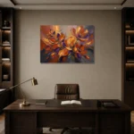 Premium Wall Art Yatay Html Edition – FKOWERWALL0826173 displayed in a contemporary gallery-inspired room