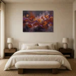 Premium Wall Art Yatay Html Edition – FKOWERWALL0826174 showcased in an elegant minimalist interior