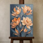 Premium Wall Art Dikey Html Edition – FKOWERWALL0826175 displayed on a studio easel