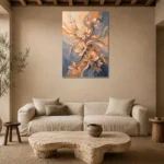 Premium Wall Art Dikey Html Edition – FKOWERWALL0826176 presented in a sophisticated home setting