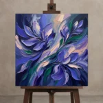 Premium Wall Art Kare Html Edition – FKOWERWALL0826179 displayed on a studio easel