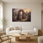 Premium Wall Art Yatay Html Edition – GOTHIC0826019 styled in a refined neutral interior