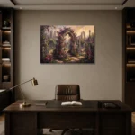 Premium Wall Art Yatay Html Edition – GOTHIC0826019 displayed in a contemporary gallery-inspired room