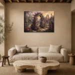 Premium Wall Art Yatay Html Edition – GOTHIC0826019 presented in a sophisticated home setting