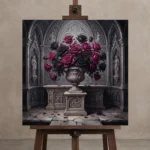 Premium Wall Art Kare Html Edition – GOTHIC0826027 displayed on a studio easel