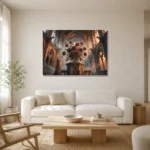 Premium Wall Art Yatay Html Edition – GOTHIC0826028 styled in a refined neutral interior