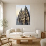 Premium Wall Art Dikey Html Edition – GOTHIC0826031 styled in a refined neutral interior