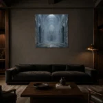 Premium Wall Art Kare Html Edition – GOTHIC0826036 shown in a warm modern interior