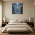 Premium Wall Art Kare Html Edition – GOTHIC0826036 showcased in an elegant minimalist interior