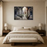 Premium Wall Art Yatay Html Edition – GOTHIC0826038 showcased in an elegant minimalist interior