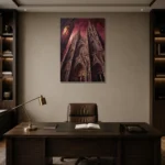 Premium Wall Art Dikey Html Edition – GOTHIC0826040 displayed in a contemporary gallery-inspired room