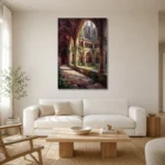 Premium Wall Art Dikey Html Edition – GOTHIC0826042 styled in a refined neutral interior