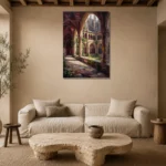 Premium Wall Art Dikey Html Edition – GOTHIC0826042 presented in a sophisticated home setting